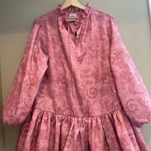 Pink short dress. It runs large